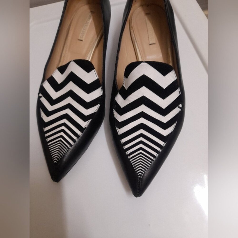 Nicholas Kirkwood - Moccasins Beya Imprime Chevron Print - Size EU 35 - Picture 5 of 10
